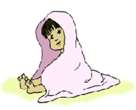 Baby with blanket